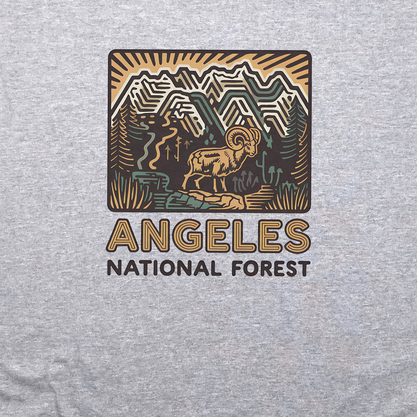 Angeles National Forest Sweatshirt Adventure and Outdoors Themed Sweatshirt