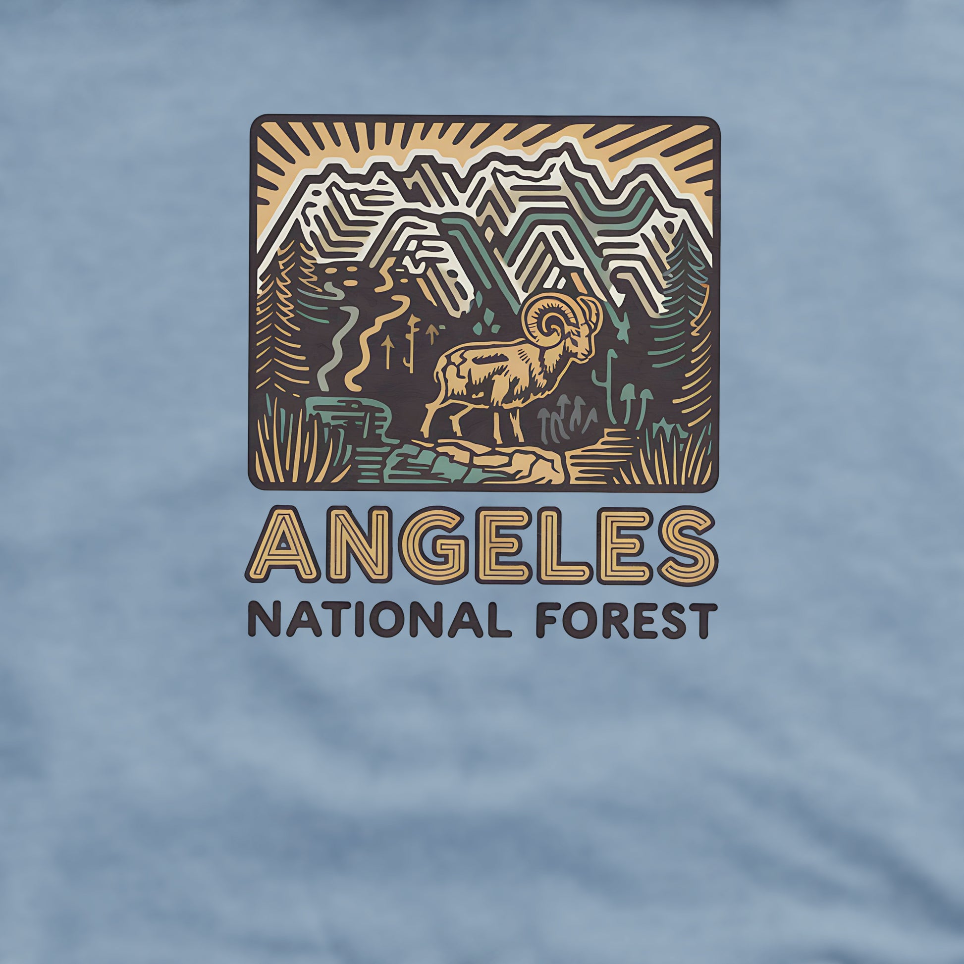 Angeles National Forest Sweatshirt Adventure and Outdoors Themed Sweatshirt