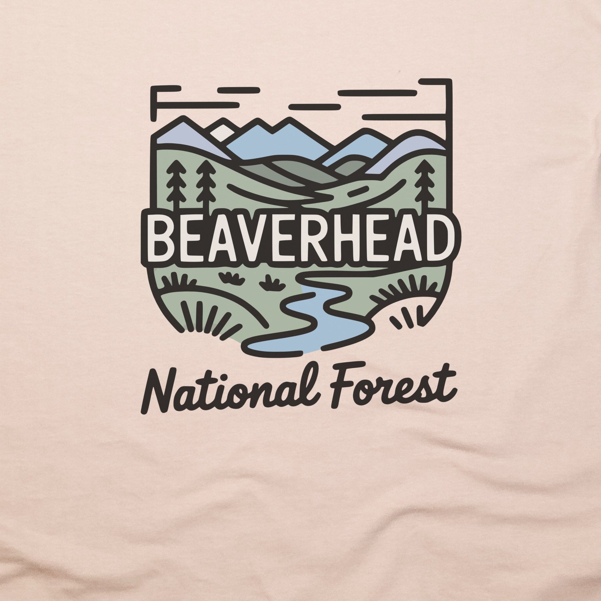 Beaverhead National Forest T-Shirt Adventure and Outdoors Themed T-Shirt