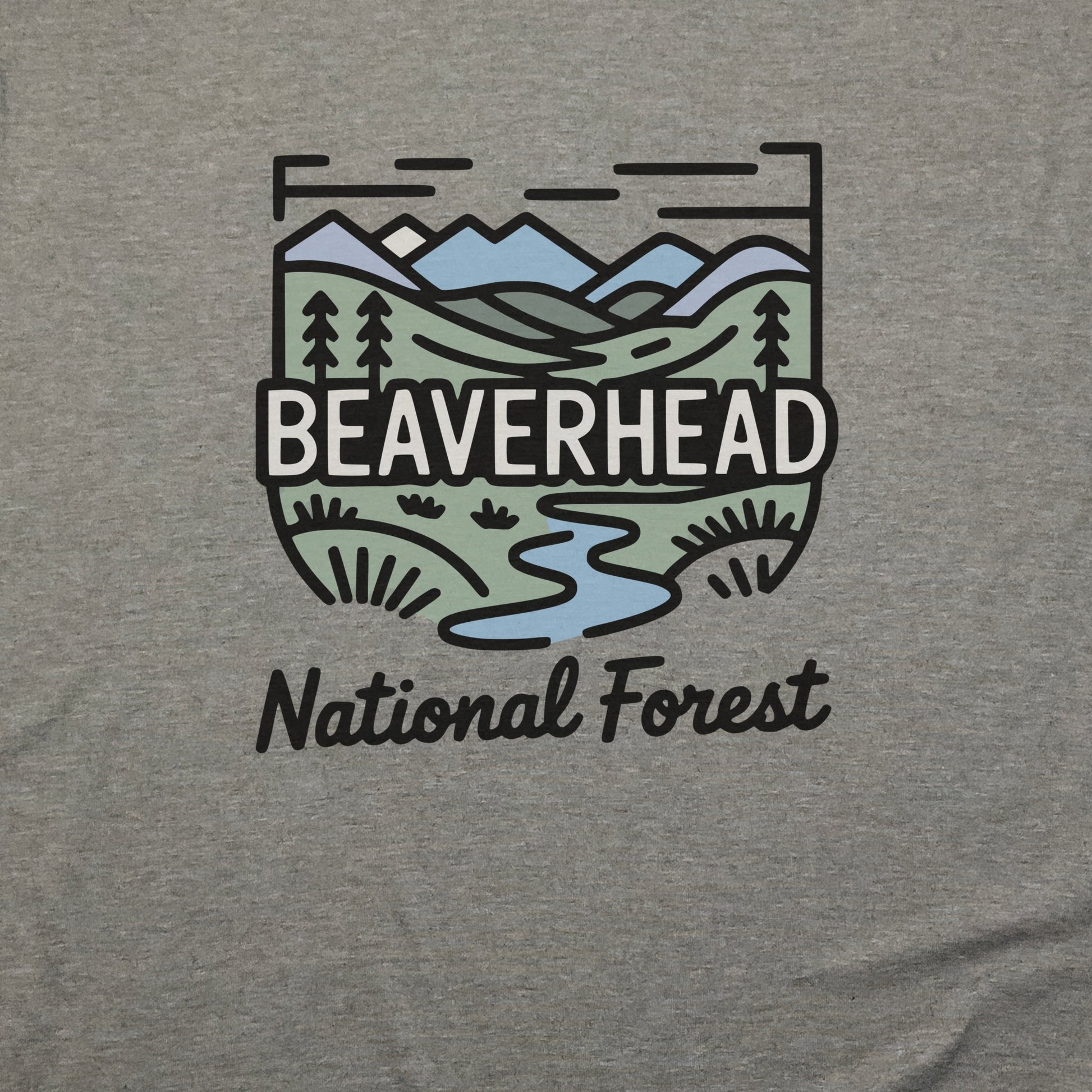 Beaverhead National Forest T-Shirt Adventure and Outdoors Themed T-Shirt