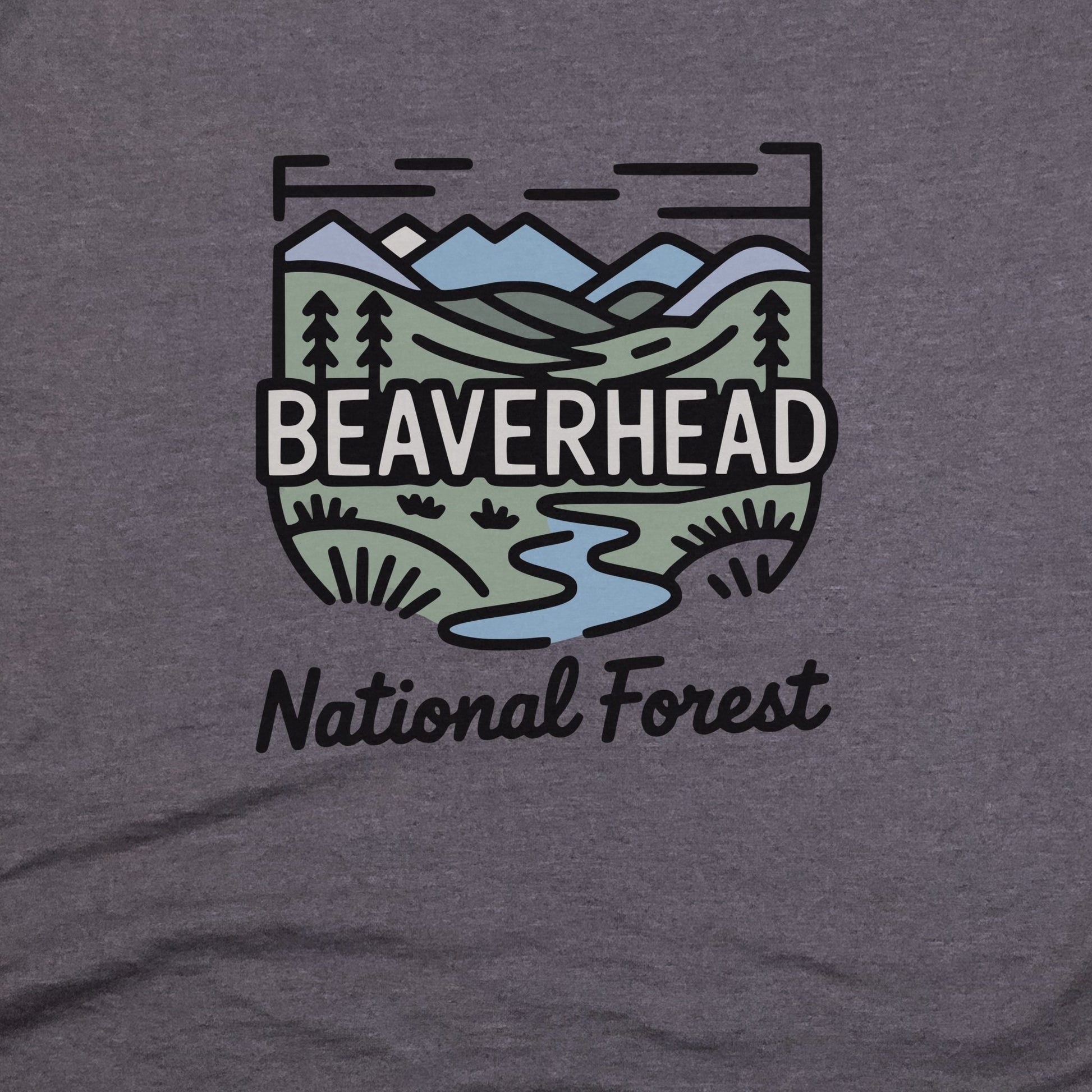 Beaverhead National Forest T-Shirt Adventure and Outdoors Themed T-Shirt