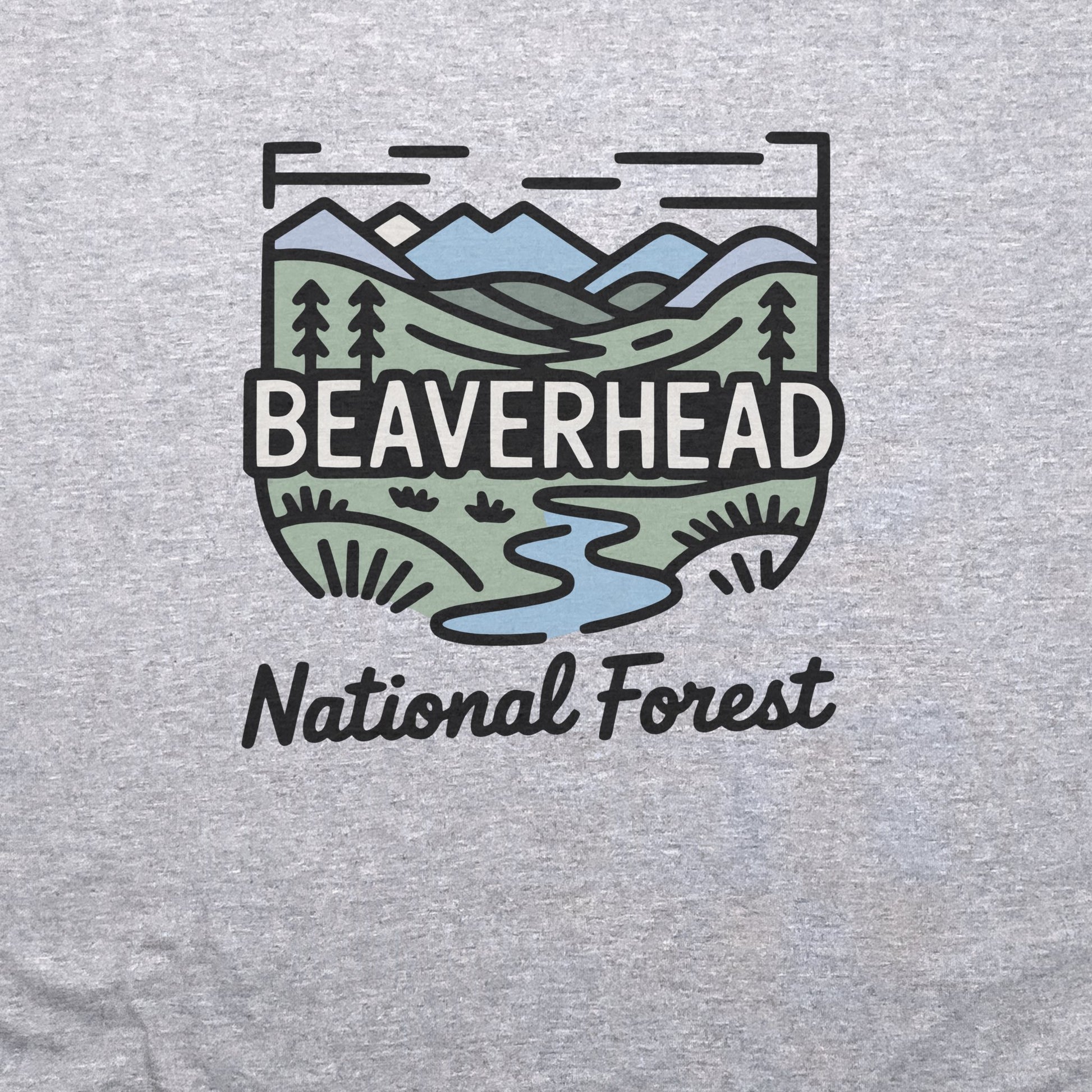 Beaverhead National Forest T-Shirt Adventure and Outdoors Themed T-Shirt