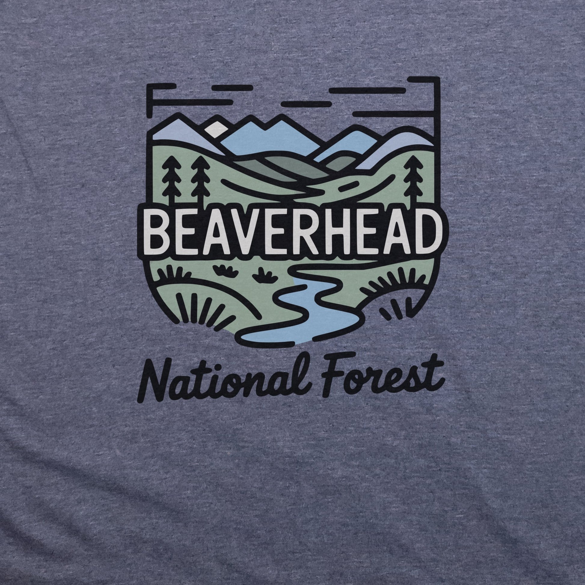 Beaverhead National Forest T-Shirt Adventure and Outdoors Themed T-Shirt