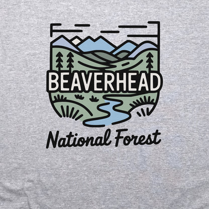 Beaverhead National Forest Crewneck Sweatshirt Adventure and Outdoors Themed Sweatshirt