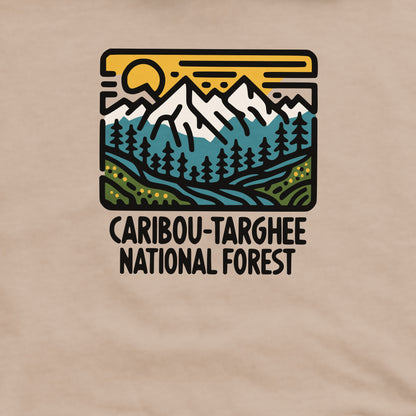 Caribou-Targhee National Forest Crewneck Sweatshirt Adventure and Outdoors Themed Sweatshirt