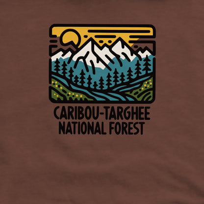 Caribou-Targhee National Forest Crewneck Sweatshirt Adventure and Outdoors Themed Sweatshirt