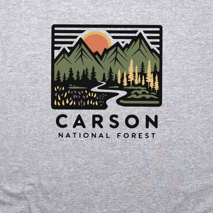 Carson National Forest Crewneck Sweatshirt Adventure and Outdoors Themed Sweatshirt