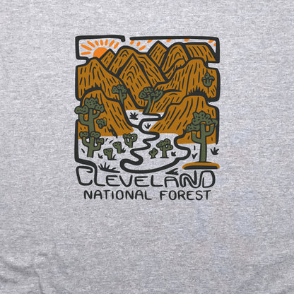 Cleveland National Forest Crewneck Sweatshirt Adventure and Outdoors Themed Sweatshirt