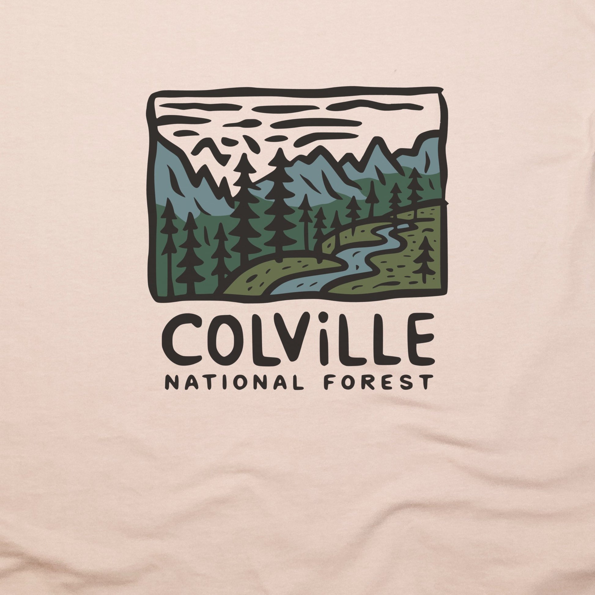 Colville National Forest T-Shirt Adventure and Outdoors Themed T-Shirt