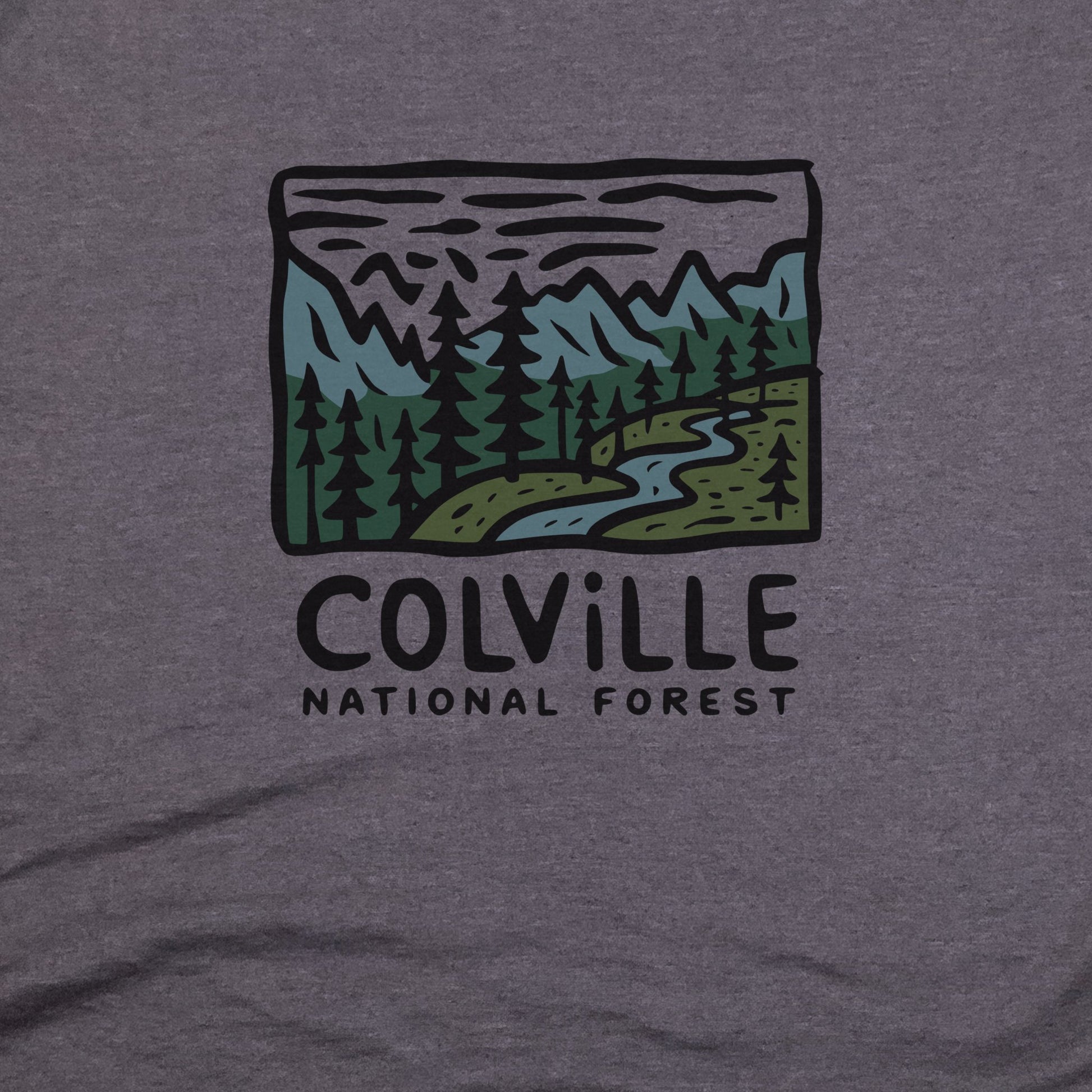 Colville National Forest T-Shirt Adventure and Outdoors Themed T-Shirt