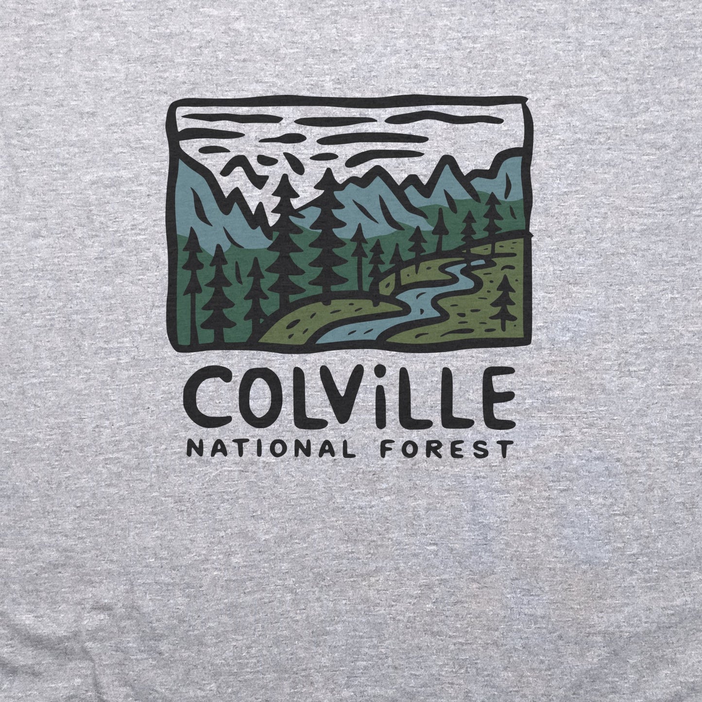 Colville National Forest T-Shirt Adventure and Outdoors Themed T-Shirt