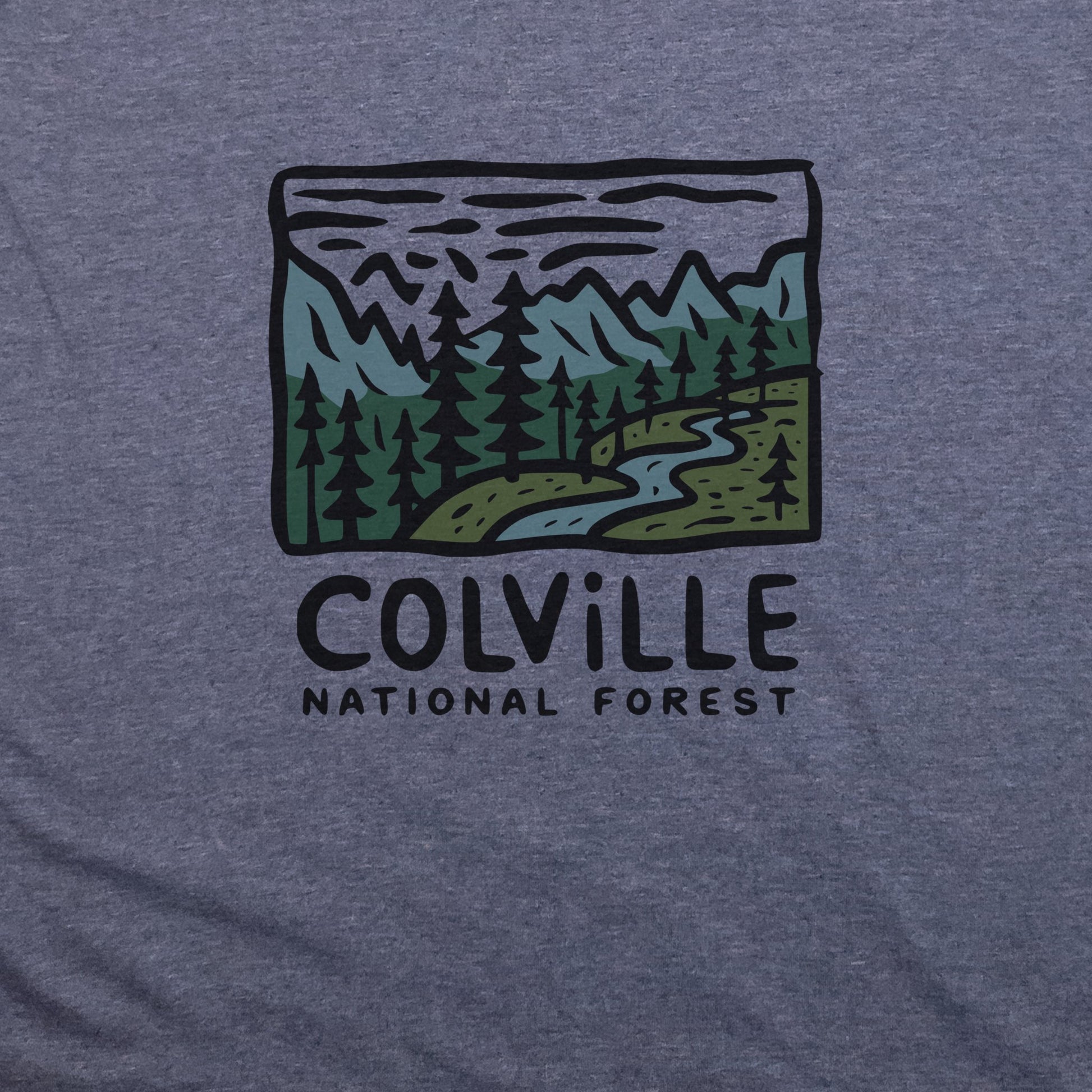 Colville National Forest T-Shirt Adventure and Outdoors Themed T-Shirt