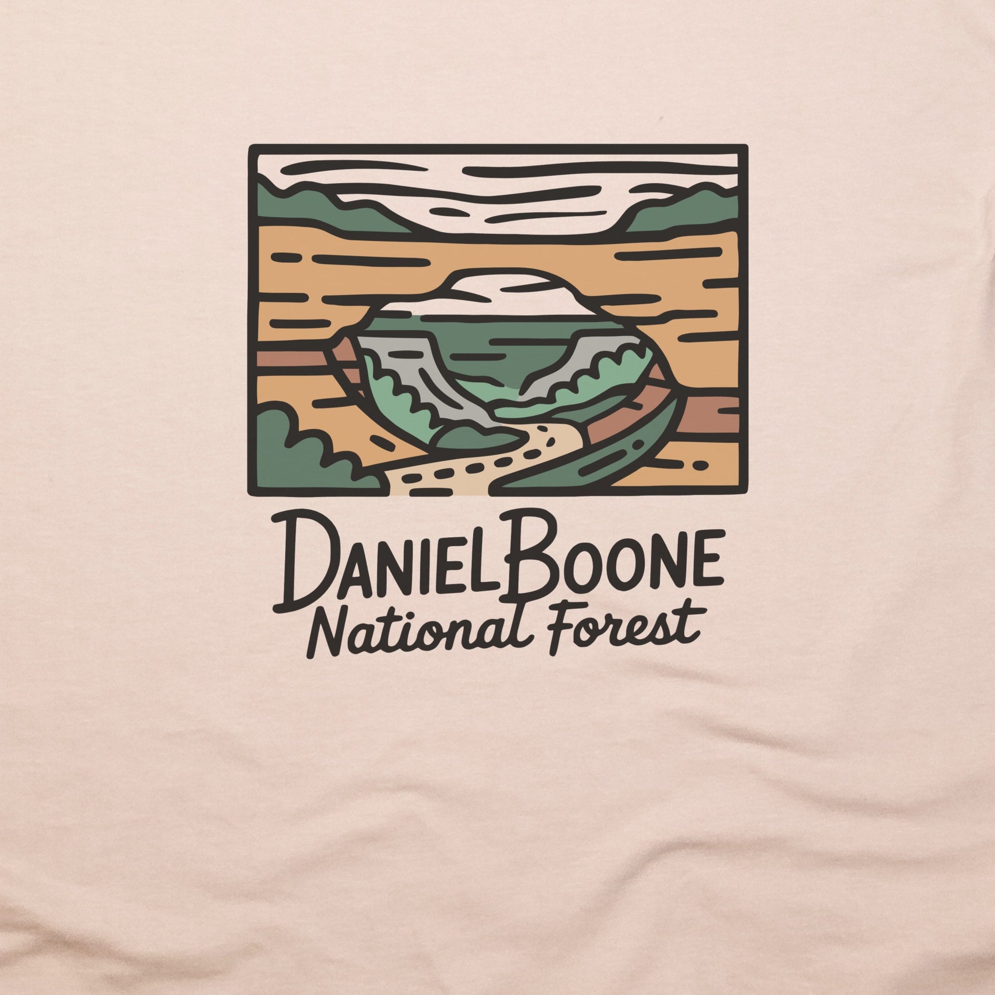 Daniel Boone National Forest T-Shirt Adventure and Outdoors Themed T-Shirt