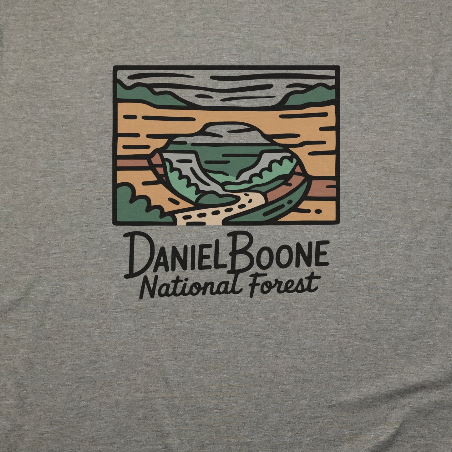 Daniel Boone National Forest T-Shirt Adventure and Outdoors Themed T-Shirt