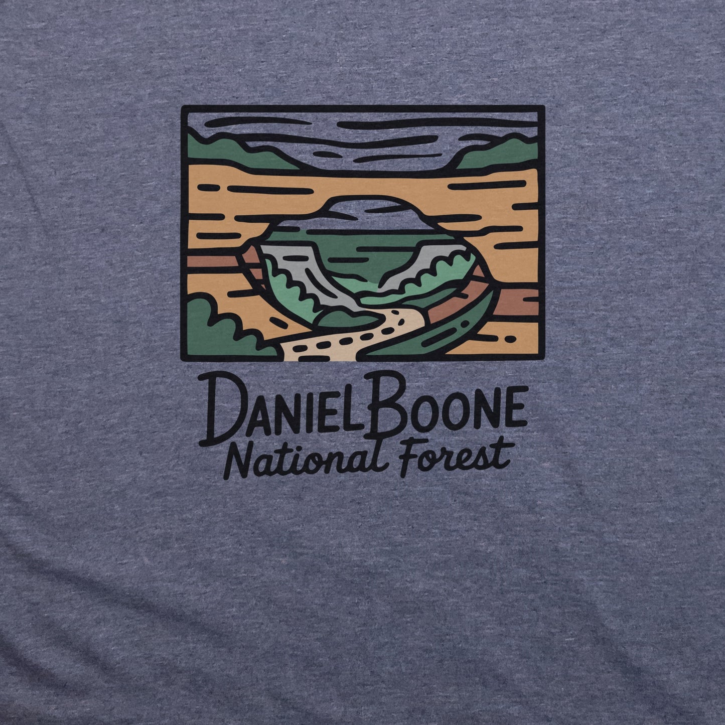 Daniel Boone National Forest T-Shirt Adventure and Outdoors Themed T-Shirt