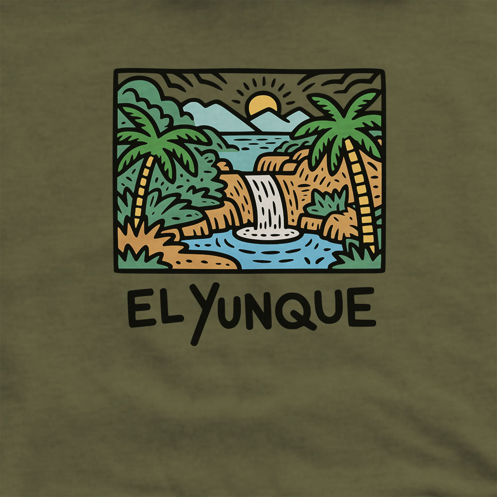 El Yunque National Forest Hoodie Adventure and Outdoors Themed Hoodie
