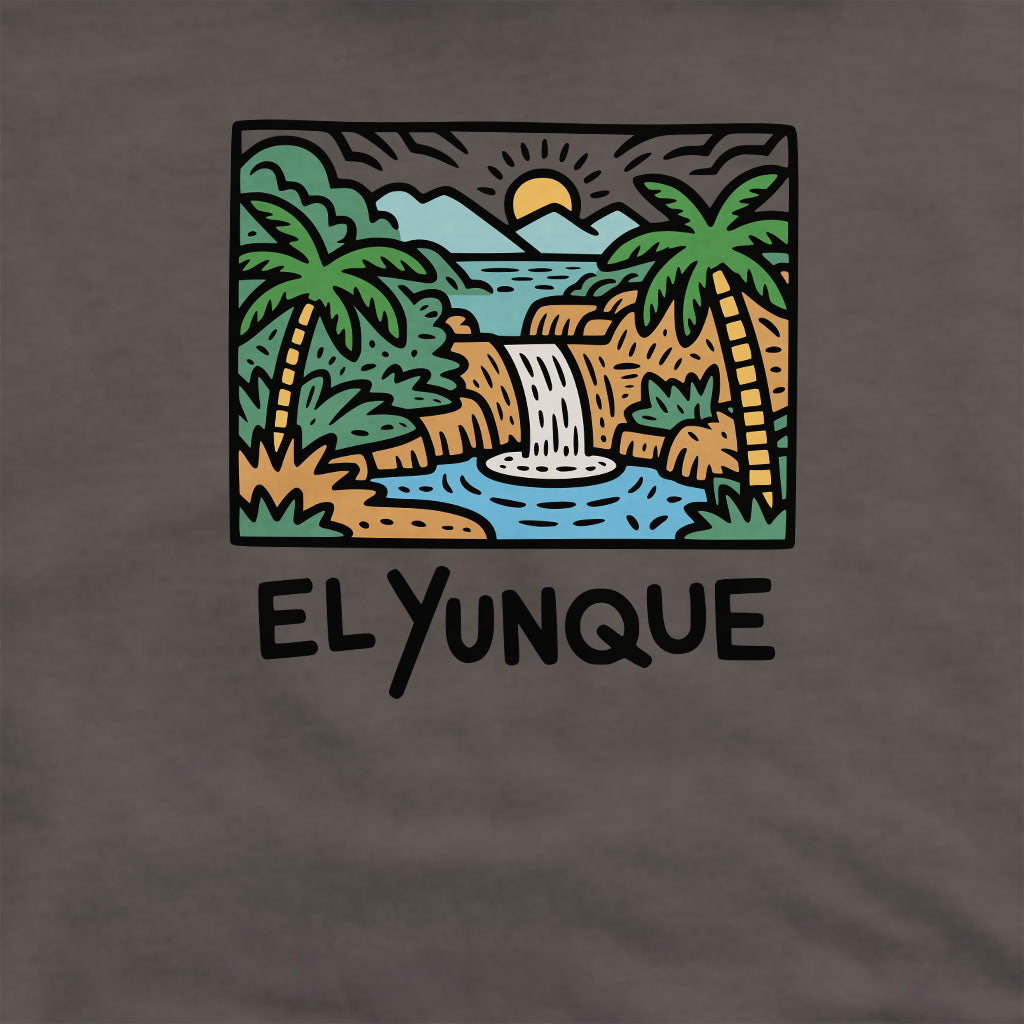 El Yunque National Forest Crewneck Sweatshirt Adventure and Outdoors Themed Sweatshirt