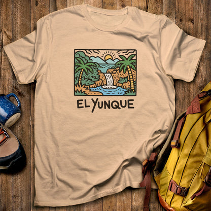 El Yunque National Forest T-Shirt Sand Adventure and Outdoors Themed T-Shirt