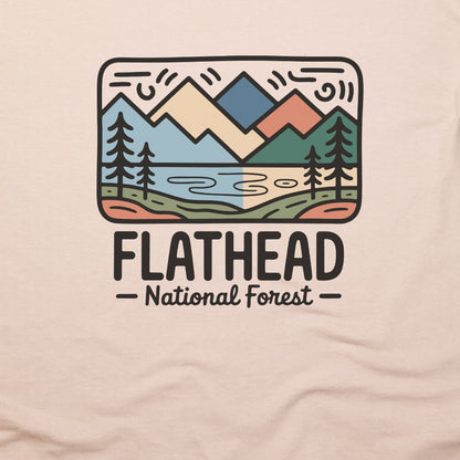 Flathead National Forest T-Shirt Adventure and Outdoors Themed T-Shirt