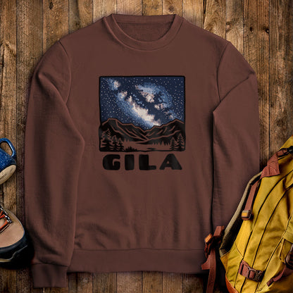Gila National Forest at Night Crewneck Sweatshirt