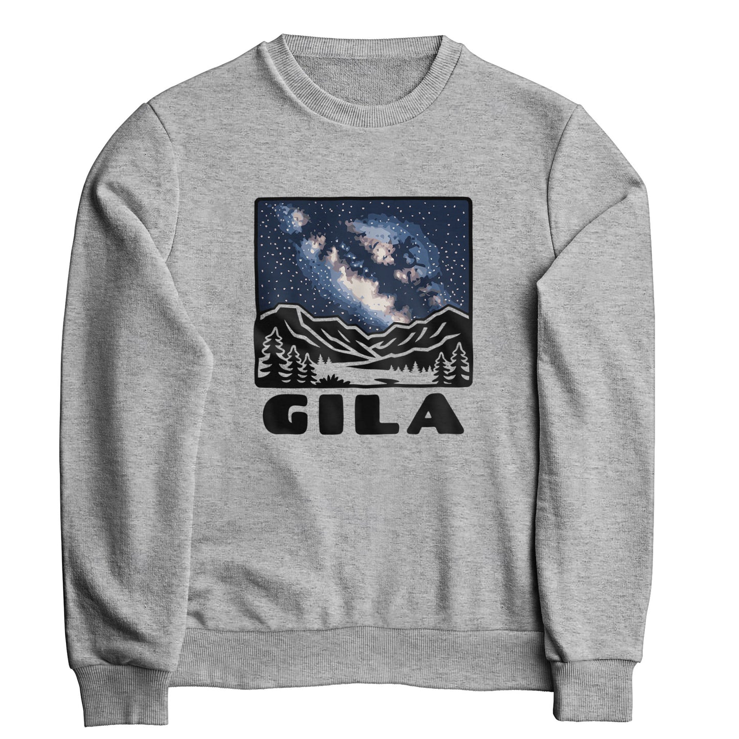 Gila National Forest at Night Crewneck Sweatshirt