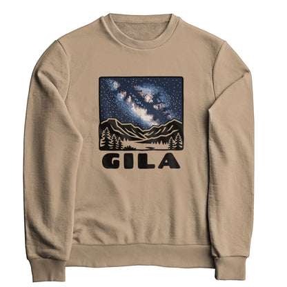 Gila National Forest at Night Crewneck Sweatshirt