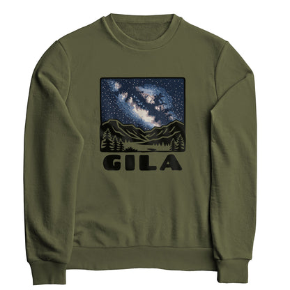 Gila National Forest at Night Crewneck Sweatshirt