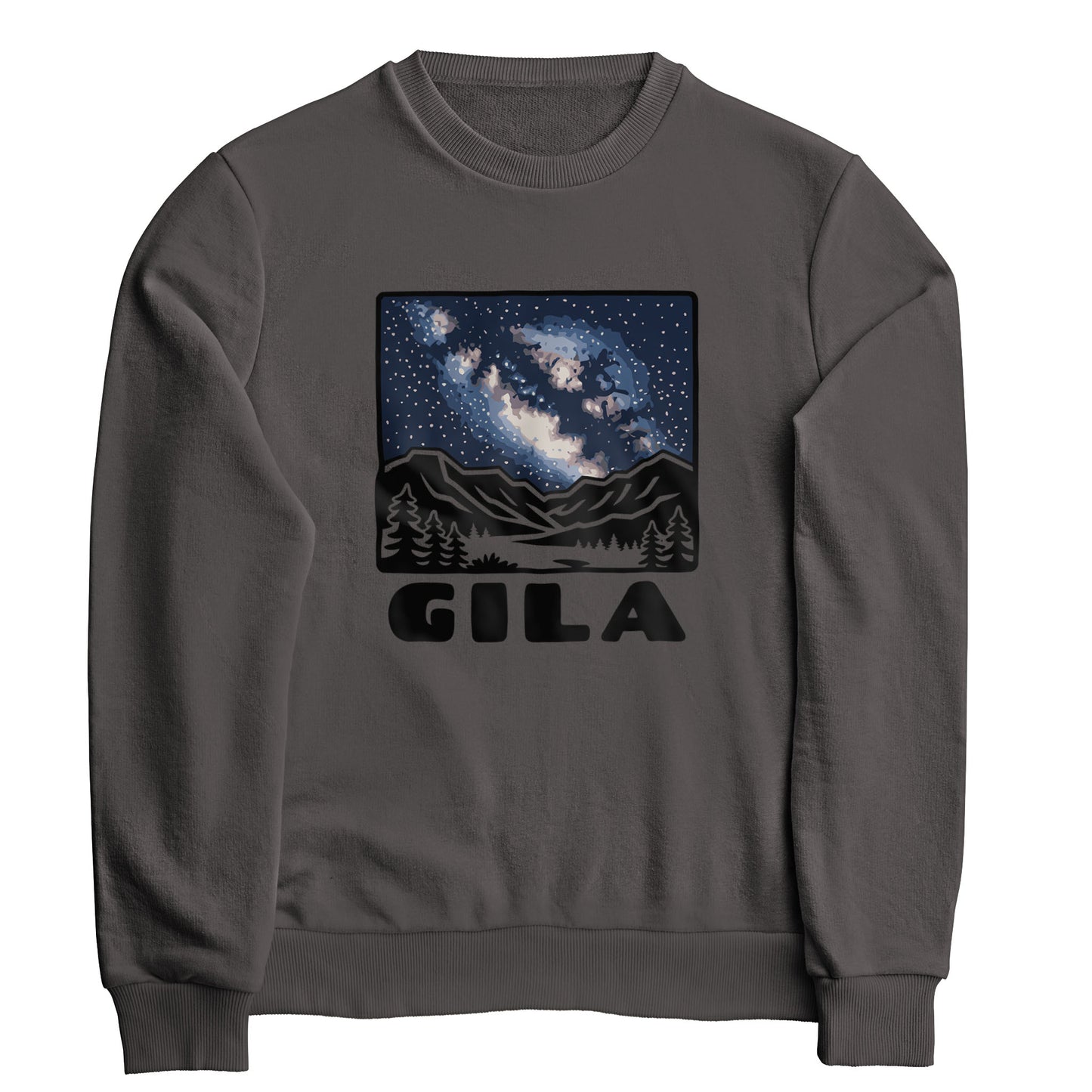 Gila National Forest at Night Crewneck Sweatshirt