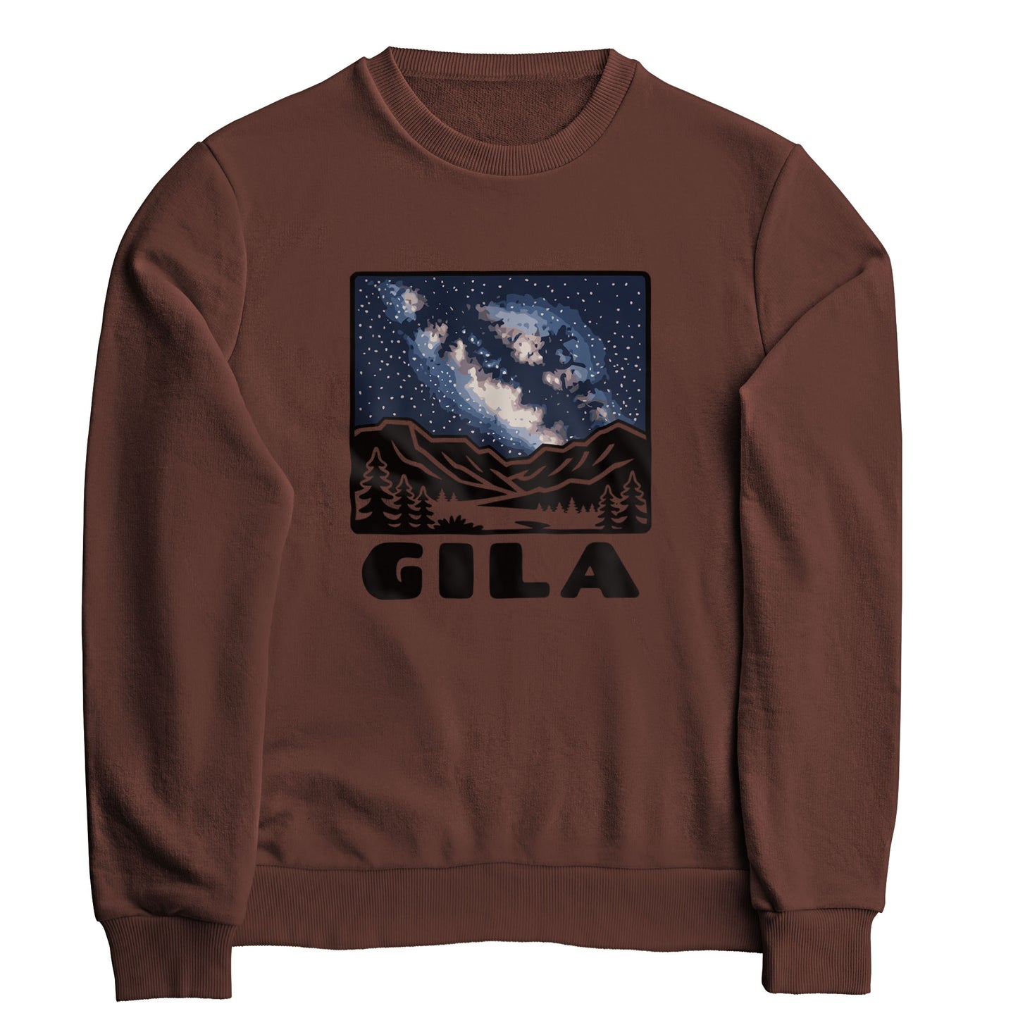 Gila National Forest at Night Crewneck Sweatshirt