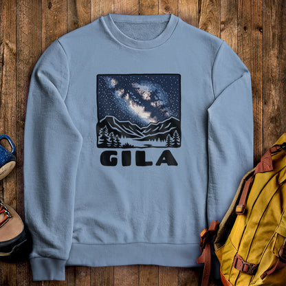 Gila National Forest at Night Crewneck Sweatshirt