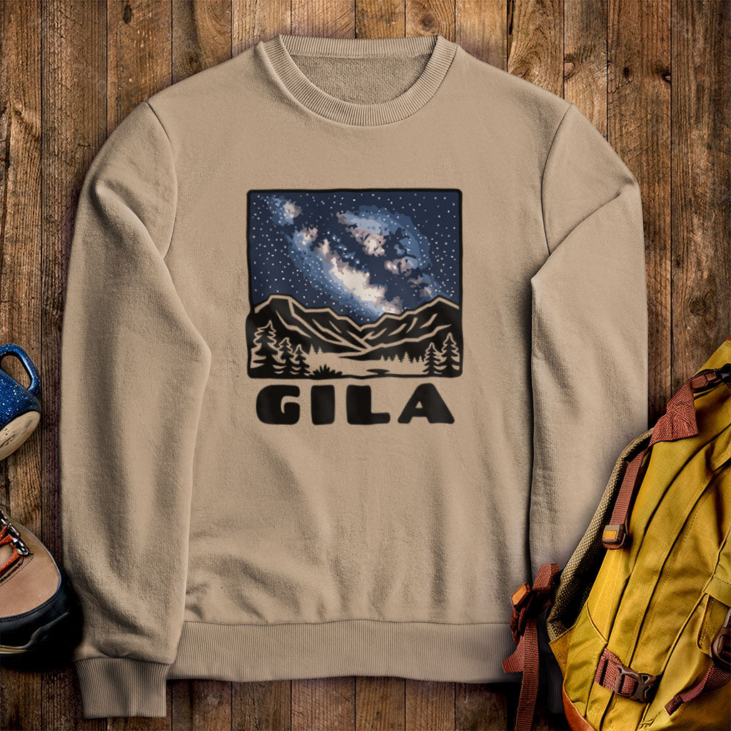 Gila National Forest at Night Crewneck Sweatshirt