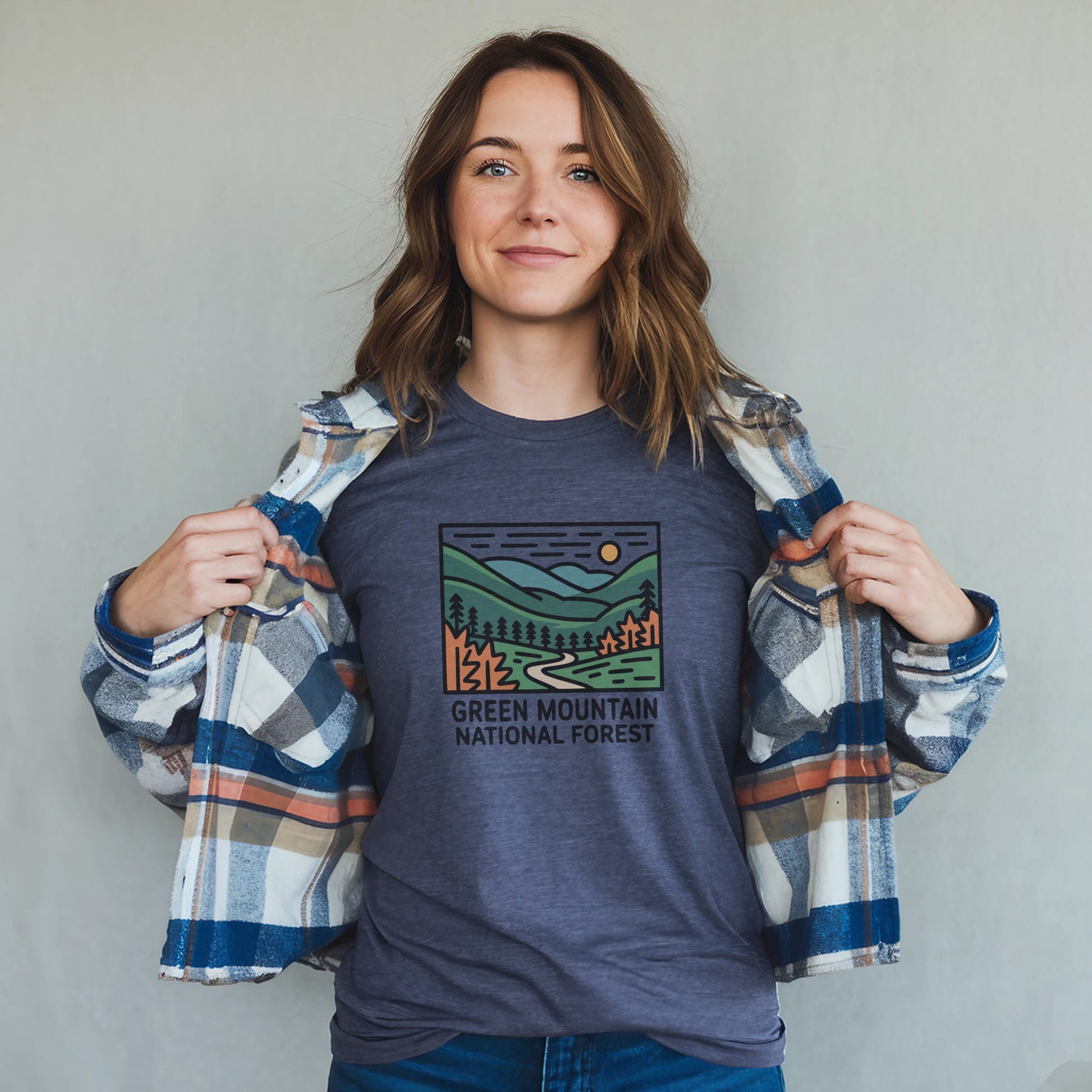 Green Mountain National Forest T-Shirt Adventure and Outdoors Themed T-Shirt