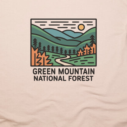 Green Mountain National Forest T-Shirt Adventure and Outdoors Themed T-Shirt