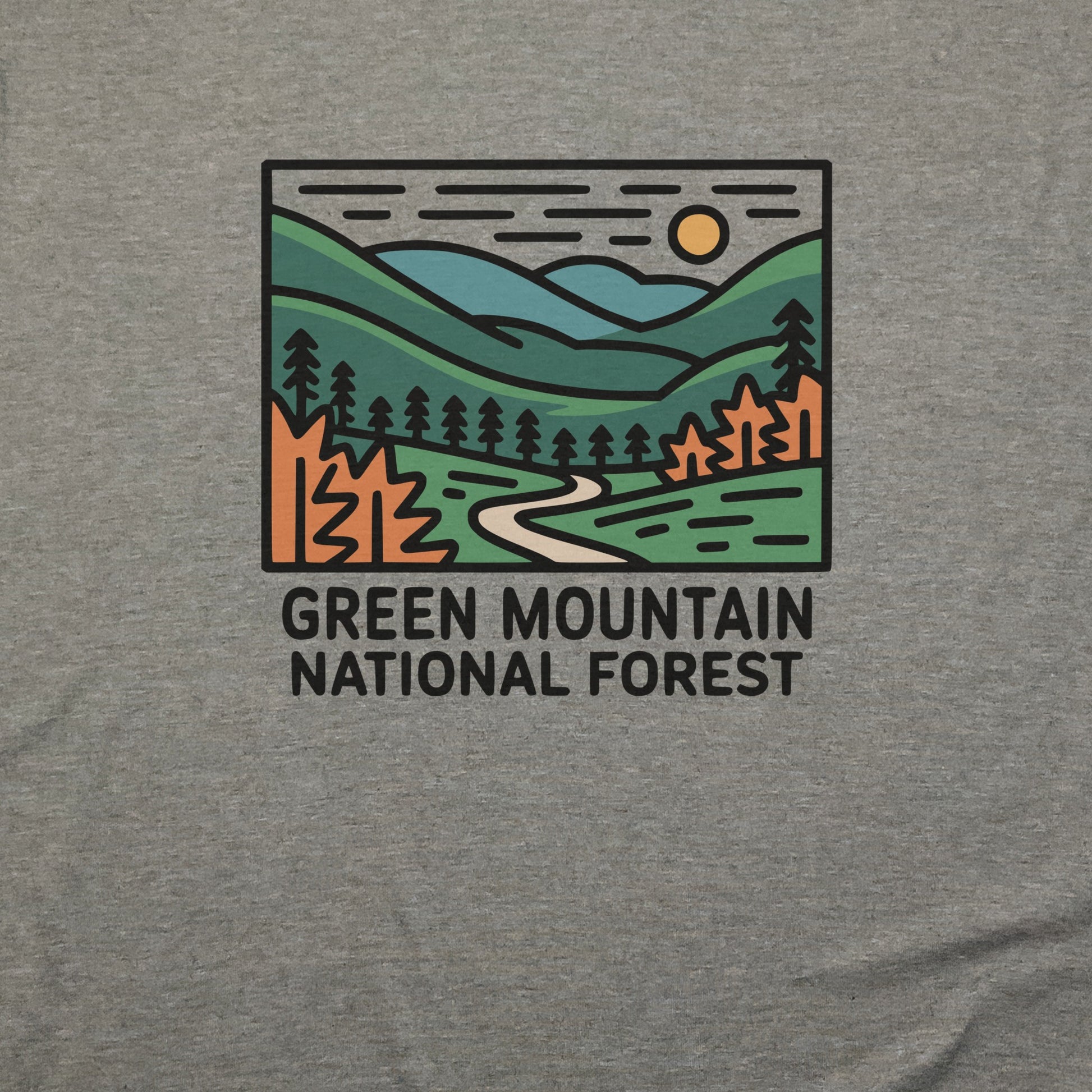 Green Mountain National Forest T-Shirt Adventure and Outdoors Themed T-Shirt