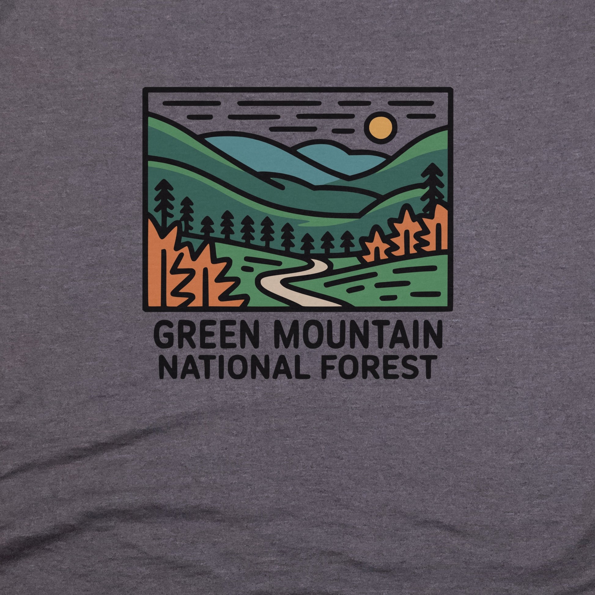 Green Mountain National Forest T-Shirt Adventure and Outdoors Themed T-Shirt