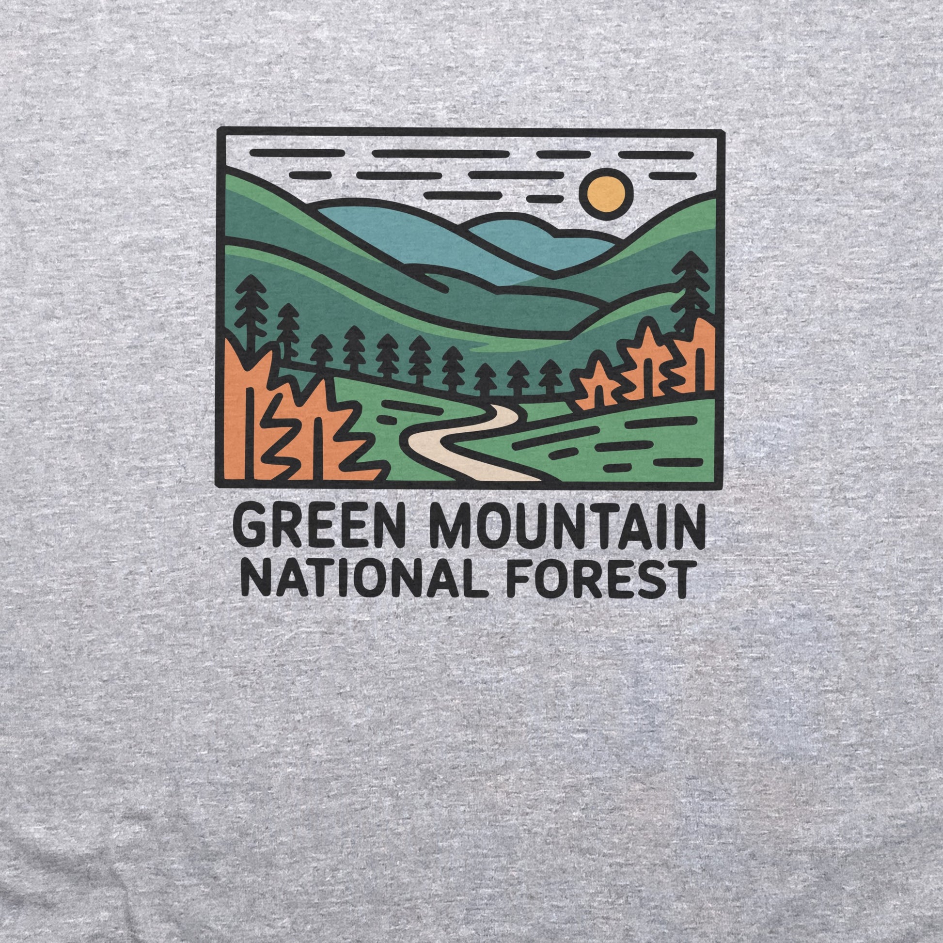 Green Mountain National Forest T-Shirt Adventure and Outdoors Themed T-Shirt