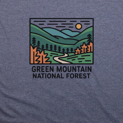Green Mountain National Forest T-Shirt Adventure and Outdoors Themed T-Shirt