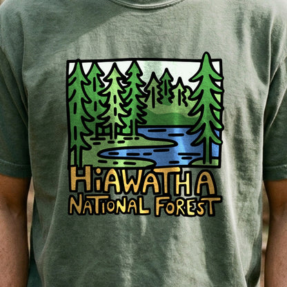 Hiawatha National Forest Cotton T-Shirt