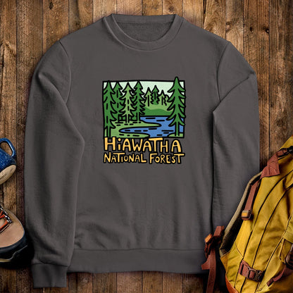 Hiawatha National Forest Crewneck Sweatshirt