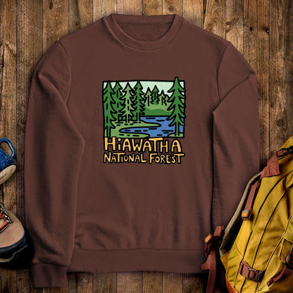 Hiawatha National Forest Crewneck Sweatshirt