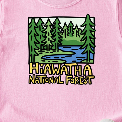 Hiawatha National Forest Kids Cotton T-Shirt