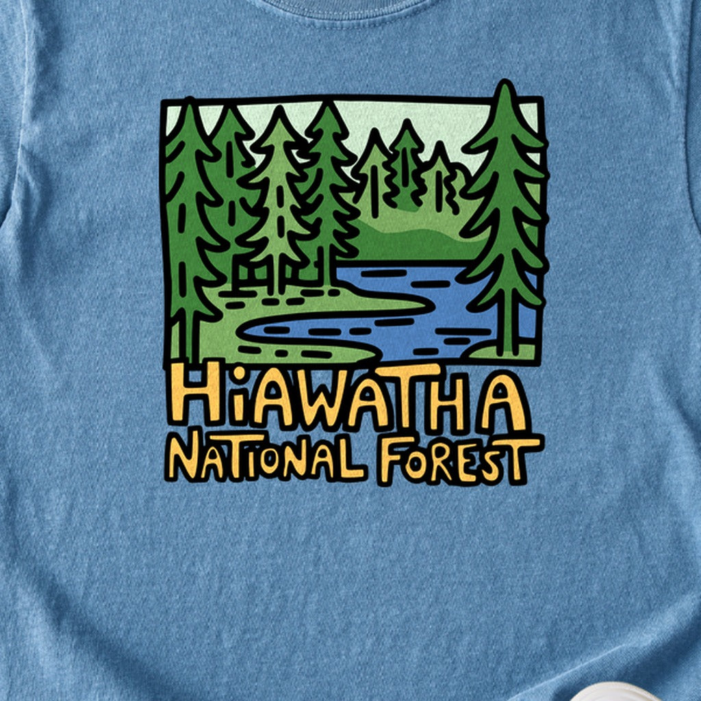 Hiawatha National Forest Kids Cotton T-Shirt