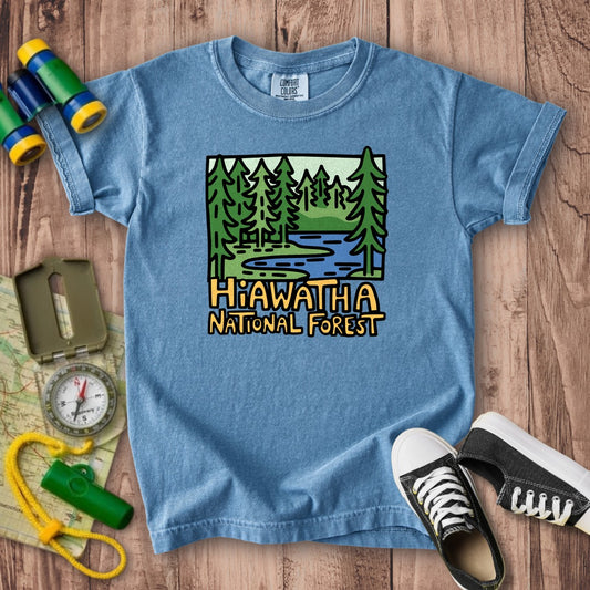 Hiawatha National Forest Kids Cotton T-Shirt