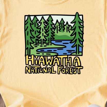 Hiawatha National Forest Kids Cotton T-Shirt