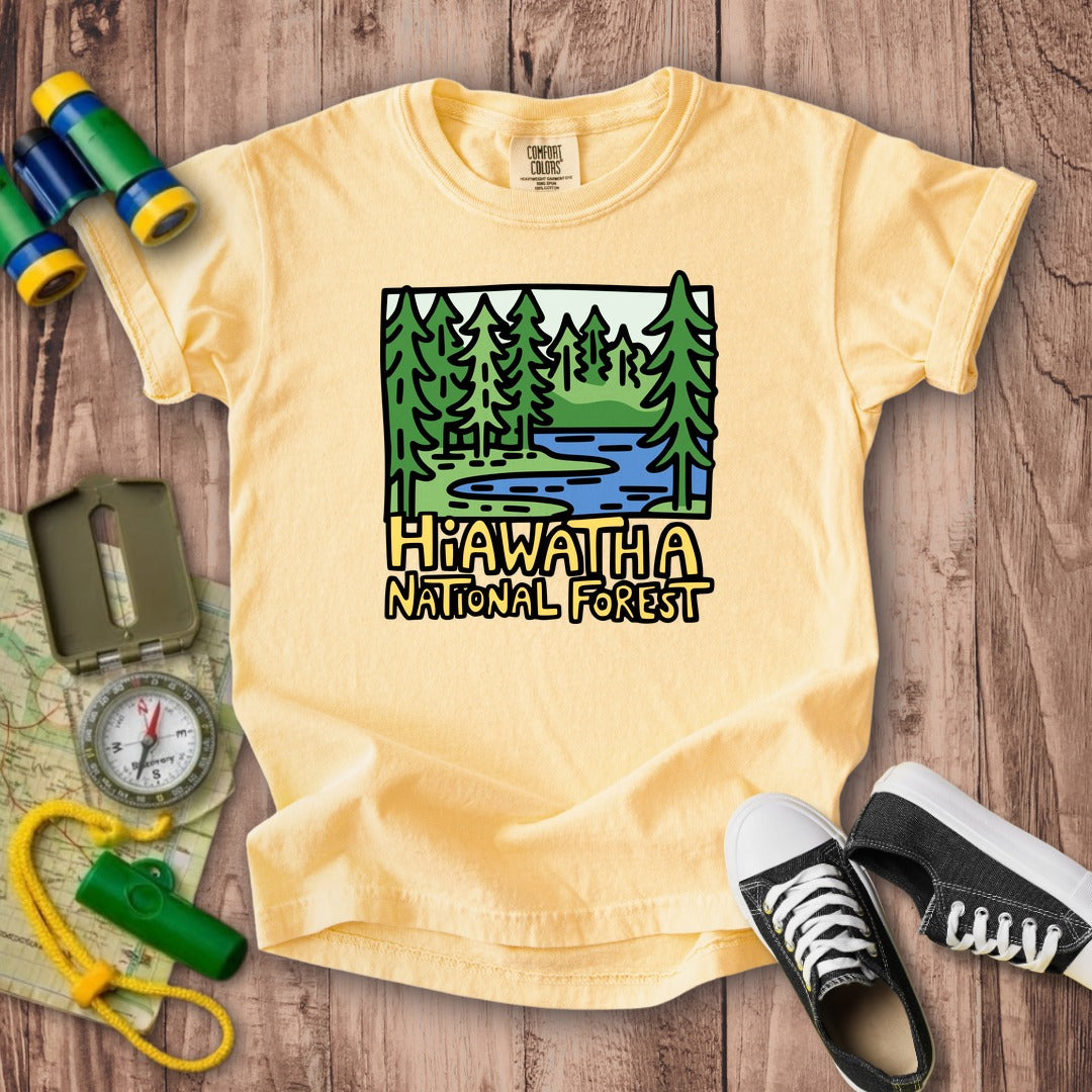 Hiawatha National Forest Kids Cotton T-Shirt