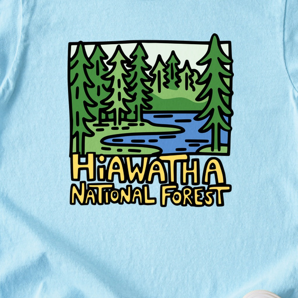 Hiawatha National Forest Kids Cotton T-Shirt