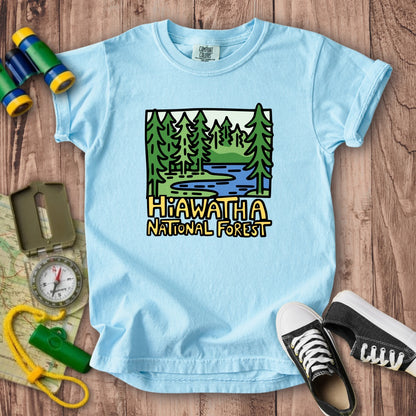 Hiawatha National Forest Kids Cotton T-Shirt