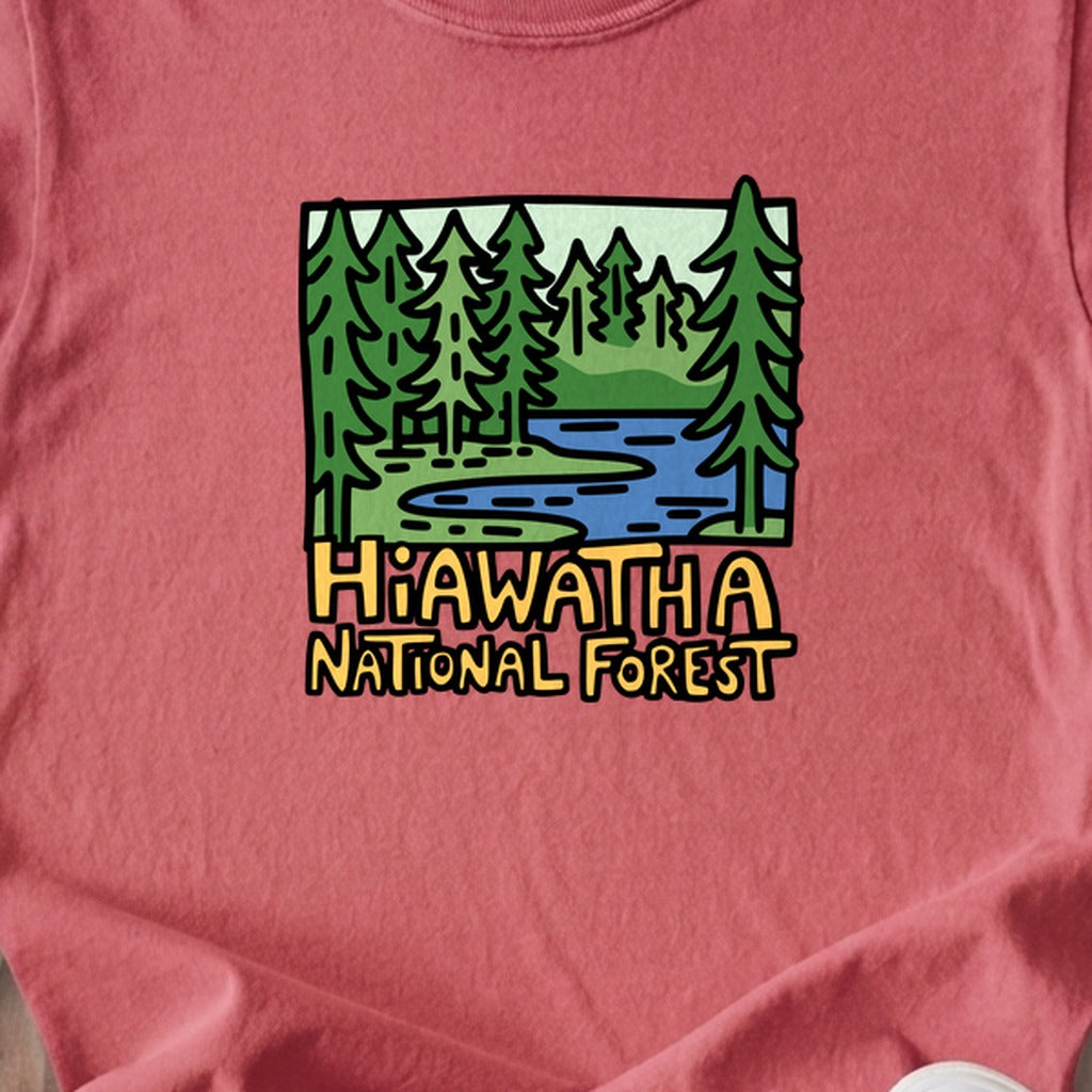 Hiawatha National Forest Kids Cotton T-Shirt