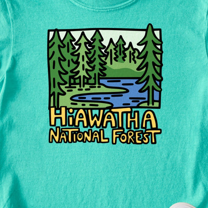 Hiawatha National Forest Kids Cotton T-Shirt