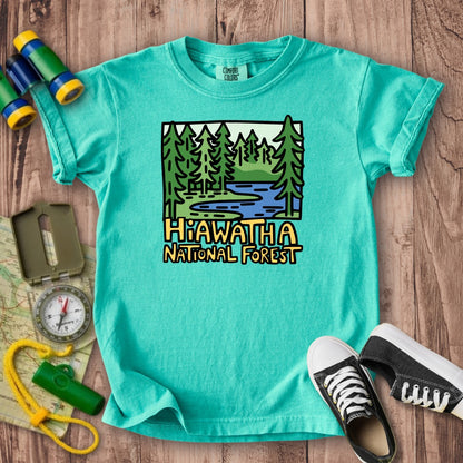Hiawatha National Forest Kids Cotton T-Shirt